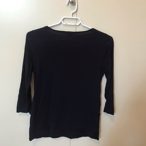 ⭐️4/$20⭐️J Crew Factory Crochet Detail Top size XS - Picture 3 of 3